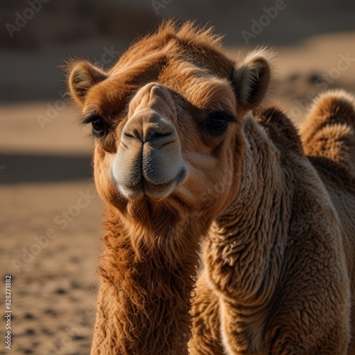 camel in the desert