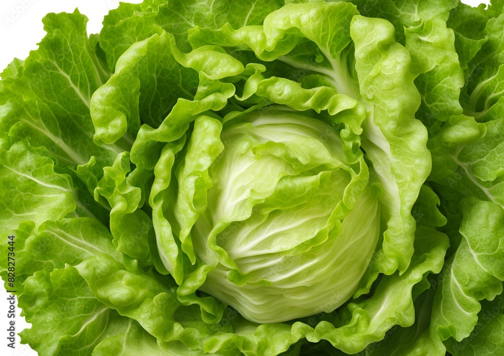 Lettuce isolated on a white background with a clipping path. Lettuce isolated on a white background with a clipping path.
