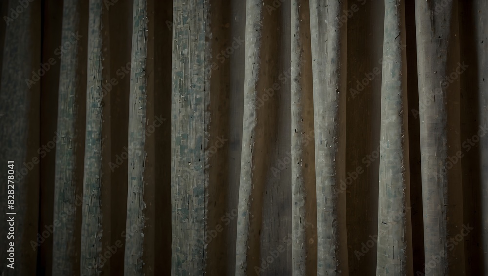 Fototapeta premium A mystery story where a curious stain on a forgotten curtain leads to the unraveling of a decades-old secret ai_generated