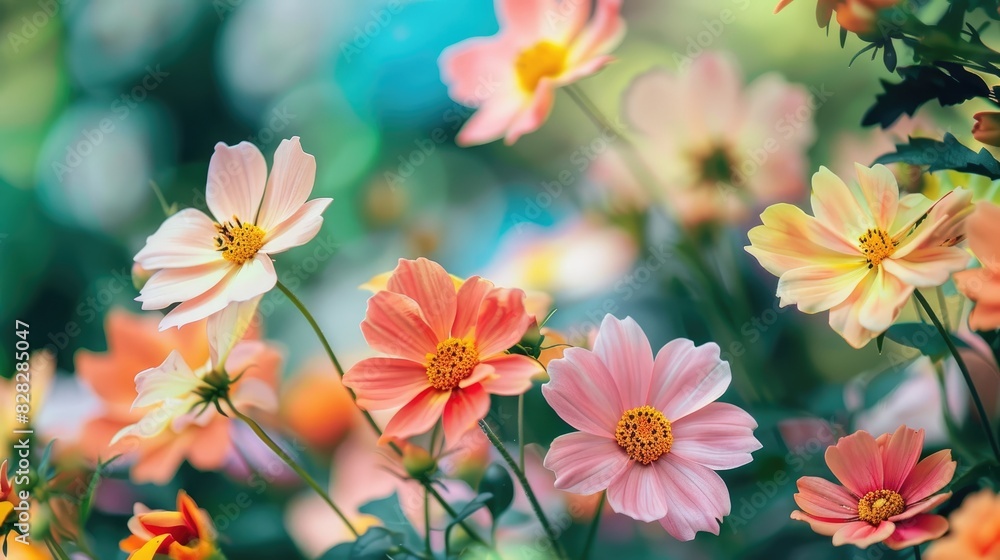 Flowers in full bloom captured up close Flowers in full bloom captured up close