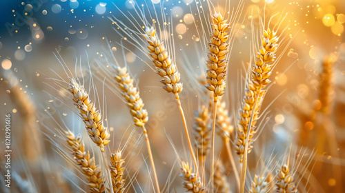 Ears of golden wheat