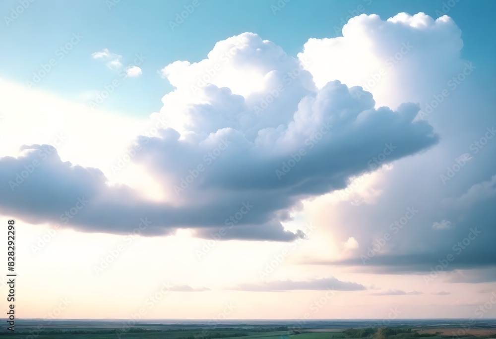 Obraz premium Colorful clouds at dusk