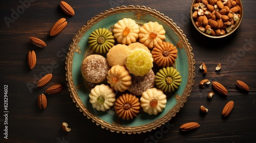Assorted semolina maamoul l arabic Eid al Adha  Eid al Fitr sweets
