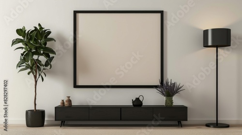 The modern minimalist living room