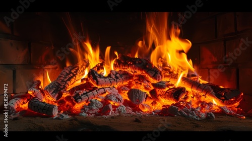 a warm and inviting noise texture background evoking the cozy atmosphere of a crackling fireplace
