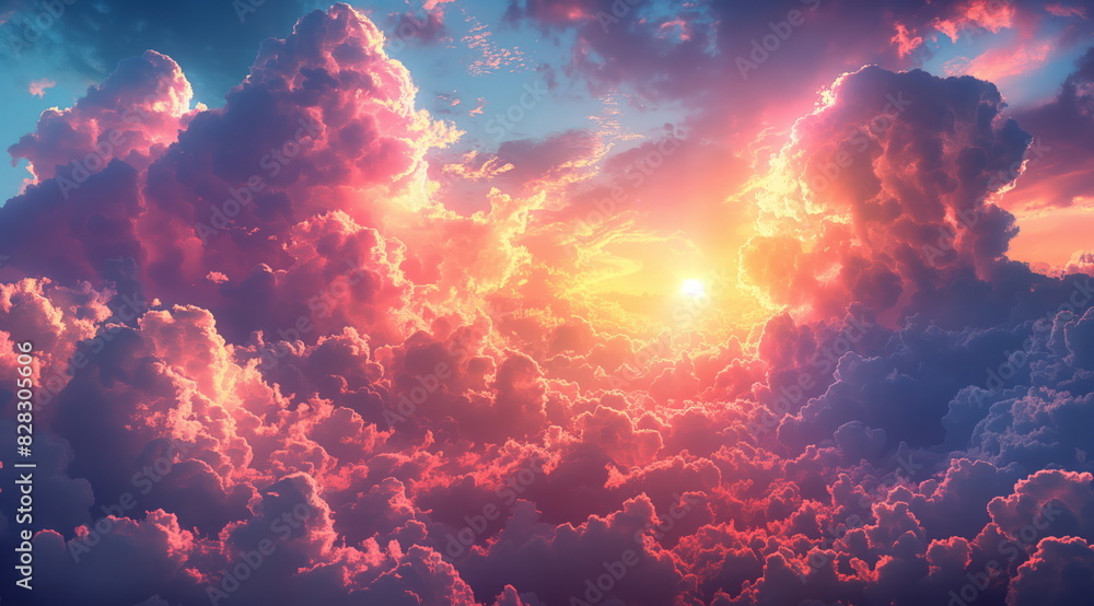 beautiful gold blue and purple sunset and dawn clouldscape beautiful gold blue and purple sunset and dawn clouldscape