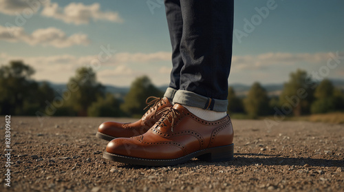 saddle shoes with new design 