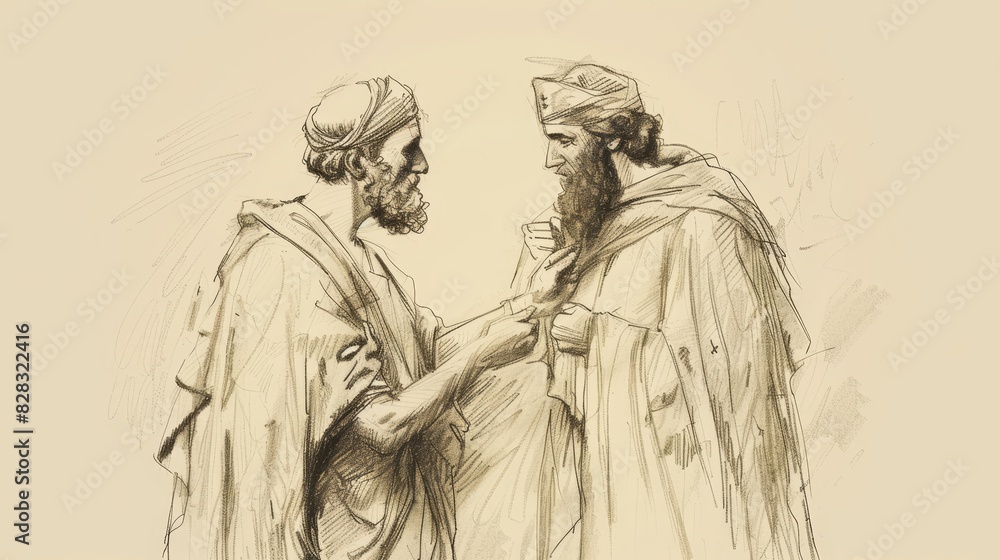 Anointing of David as King by Samuel, God Looks at Heart, Biblical ...