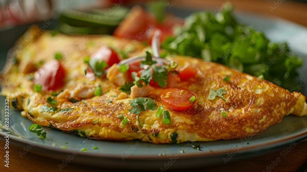 Scrumptious Salmon and Vegetable Omelet for a Healthy Breakfast Scrumptious Salmon and Vegetable Omelet for a Healthy Breakfast