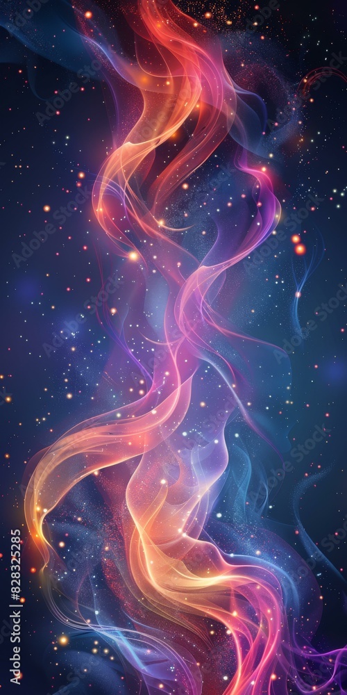 Fototapeta premium Symphony of Galactic Nebulas