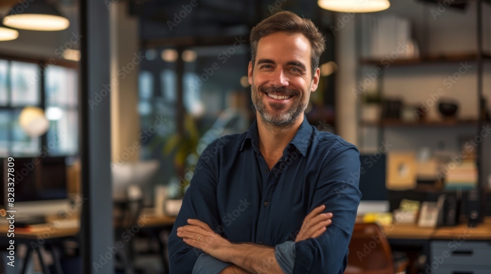 The smiling confident professional The smiling confident professional