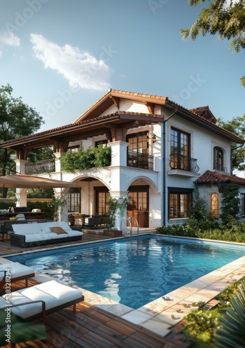 Modern Villa with Pool and Terrace