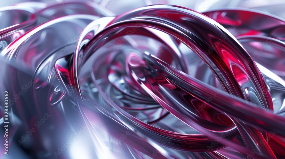 An abstract image showcasing a chaotic composition of 3D spiral lines with a glossy finish. The intricate and dynamic layout creates a visually captivating background. An abstract image showcasing a chaotic composition of 3D spiral lines with a glossy finish. The intricate and dynamic layout creates a visually captivating background.