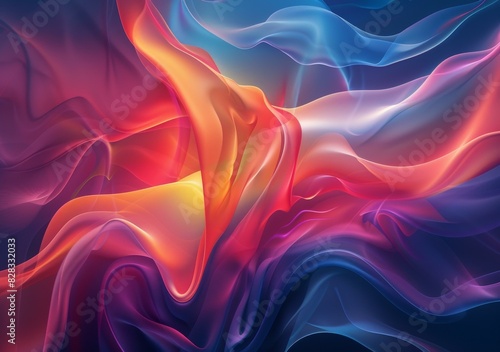 Flowing Silk: A Symphony of Color