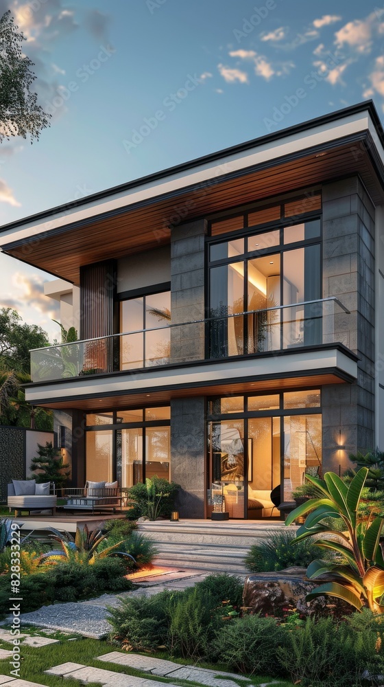 Exquisite Modern Style Villa Set in Tranquil Green Environment Exquisite Modern Style Villa Set in Tranquil Green Environment