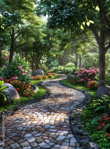 Tranquil Garden Path