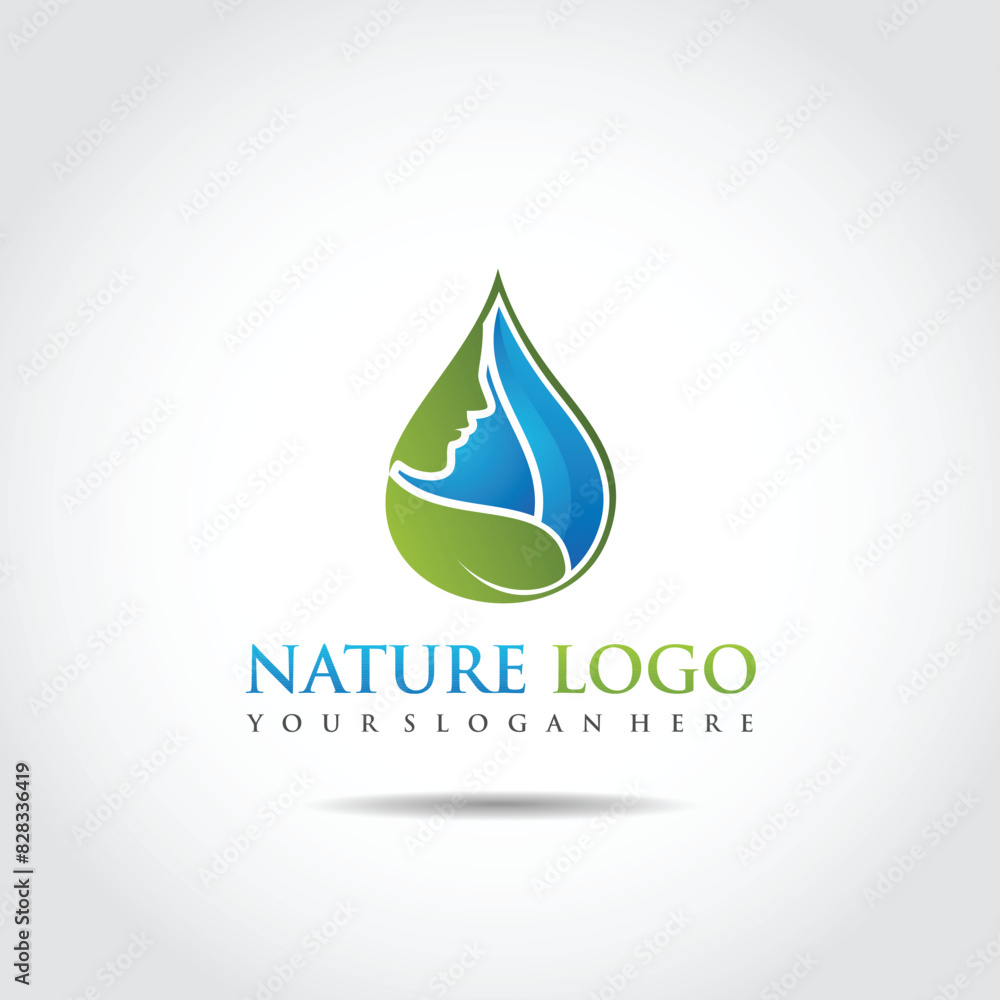 Nature Logo Template. Vector Illustrator Nature Logo Template. Vector Illustrator