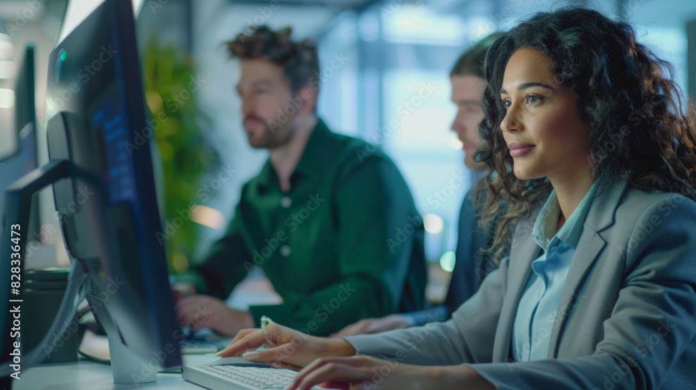 Fototapeta premium The team at work