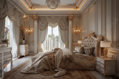 European Luxury Bedroom Interior Design