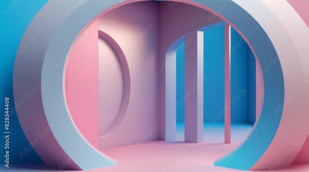 3d render of a rainbow background 3d render of a rainbow background