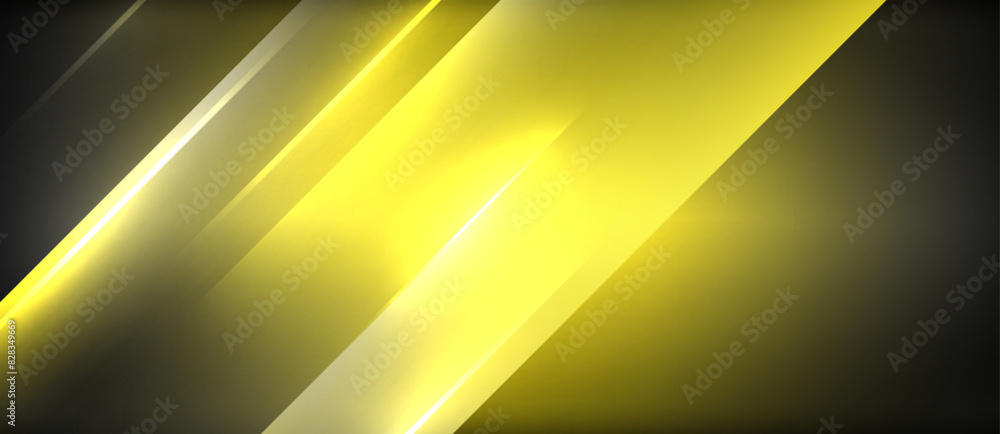 Neon dynamic diagonal light rays background. Techno digital geometric concept design for wallpaper, banner, presentation, background Neon dynamic diagonal light rays background. Techno digital geometric concept design for wallpaper, banner, presentation, background