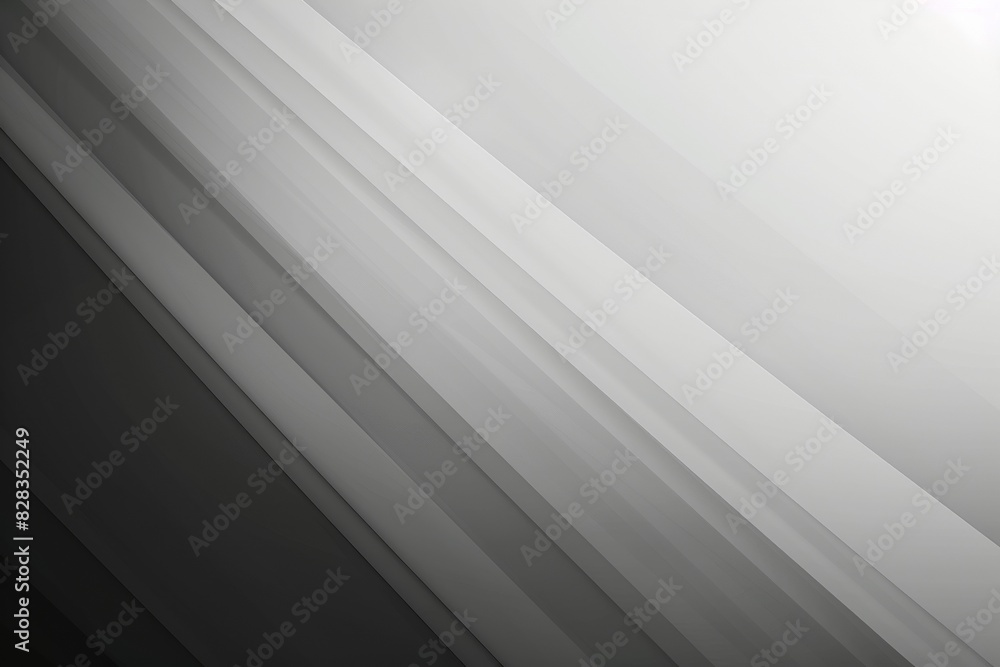 Obraz premium Modern abstract background with diagonal gray lines with light and shadow effects