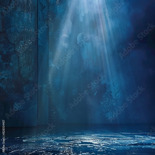 Wallpaper Mural A Tranquil Underwater Scene with Sunlight Streaming Through Torontodigital.ca