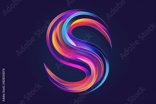 A vibrant swirl of colors on a dark backdrop. Suitable for various design projects