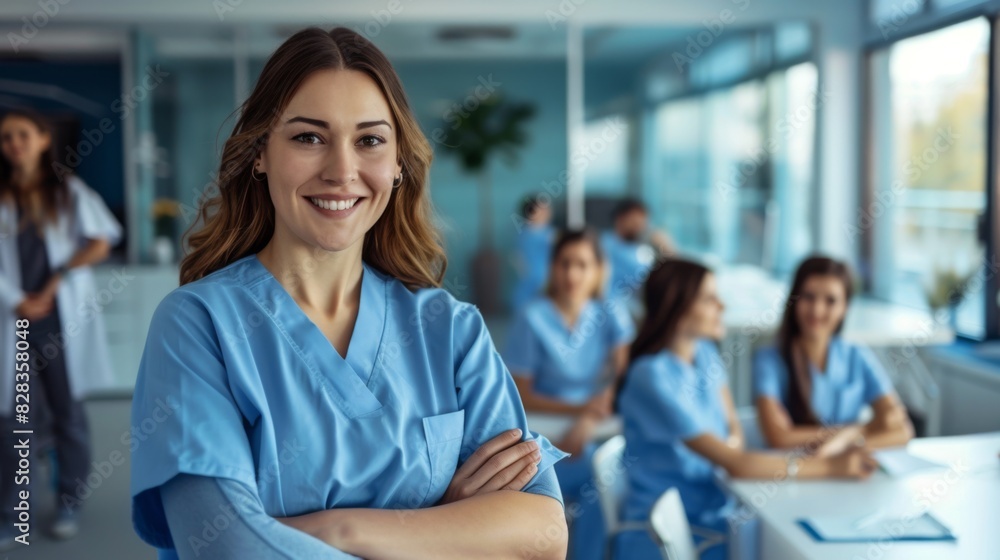Fototapeta premium The Confident Female Nurse