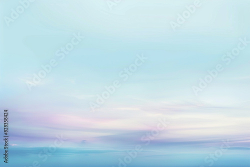 Relaxing abstract blur in sky blue and lavender  designed to evoke a sense of serenity and peace.