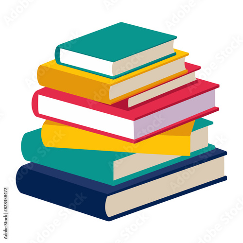stack of books indicating education or a love for reading, representing knowledge accumulation