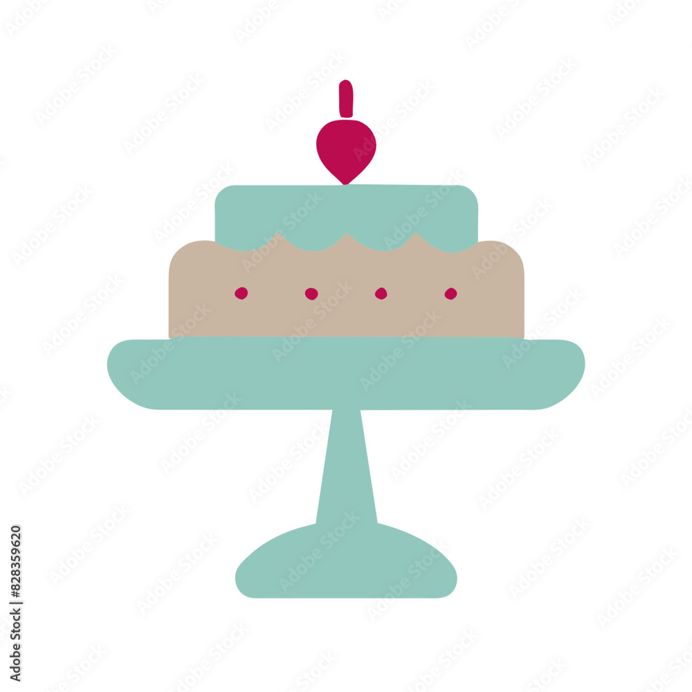 decorative cake stand with an ornate design