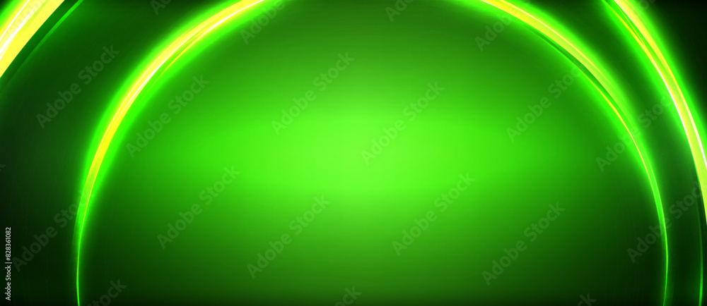 Neon glowing circle rays, light round lines in the dark, planet style neon wave lines. Energetic electric concept design for wallpaper, banner, background Neon glowing circle rays, light round lines in the dark, planet style neon wave lines. Energetic electric concept design for wallpaper, banner, background
