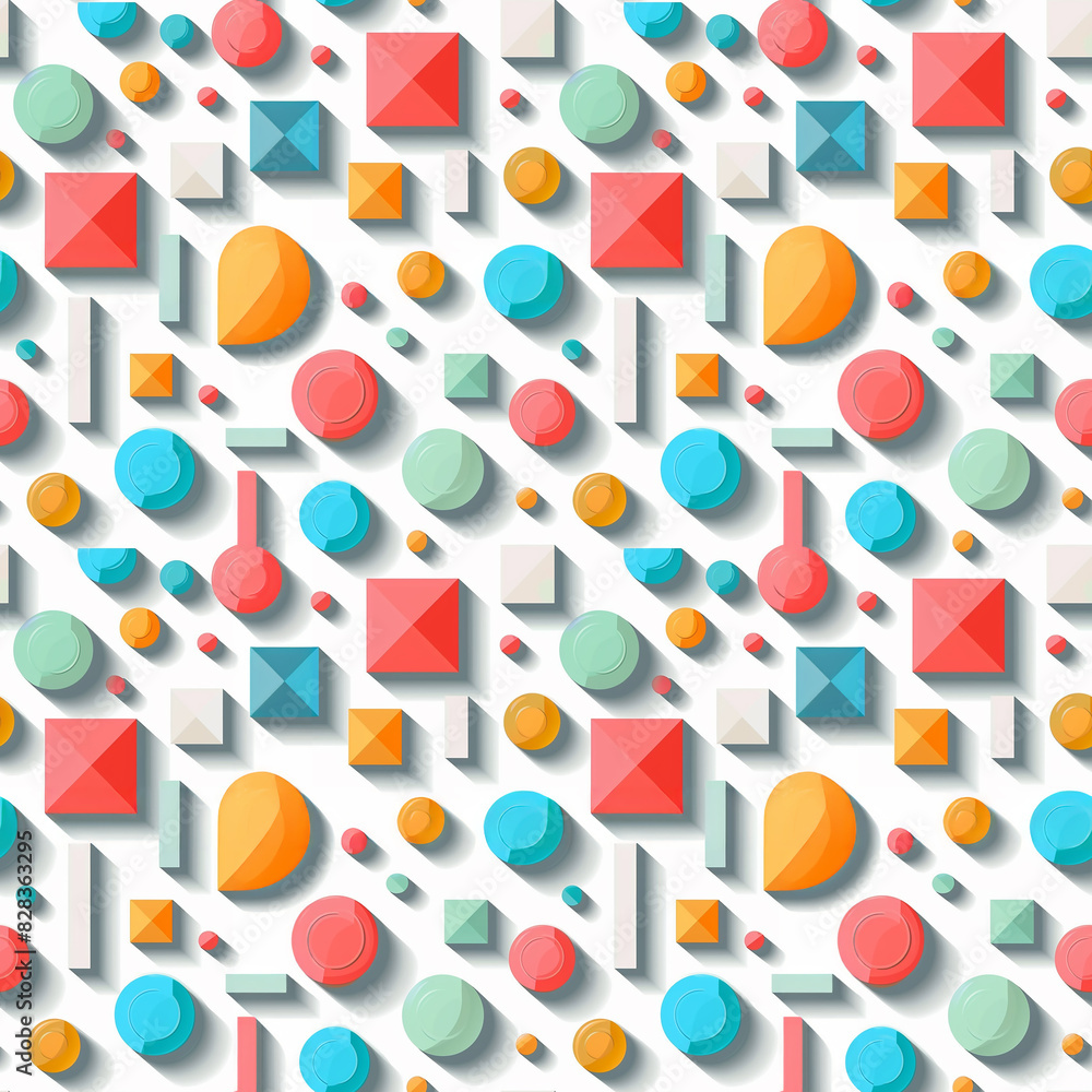 Abstract background with geometric shapes seamless Abstract background with geometric shapes seamless