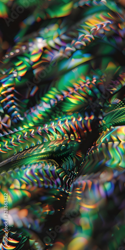 Padro geomtrico abstrato em cores vibrantes © Alexandre