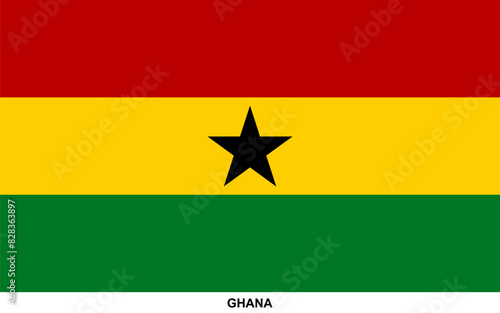 Flag of GHANA, GHANA national flag