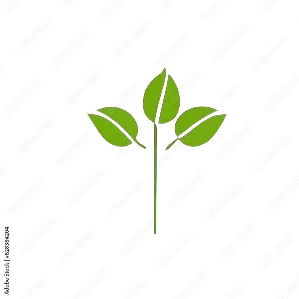 green plant isolated on white background green plant isolated on white background