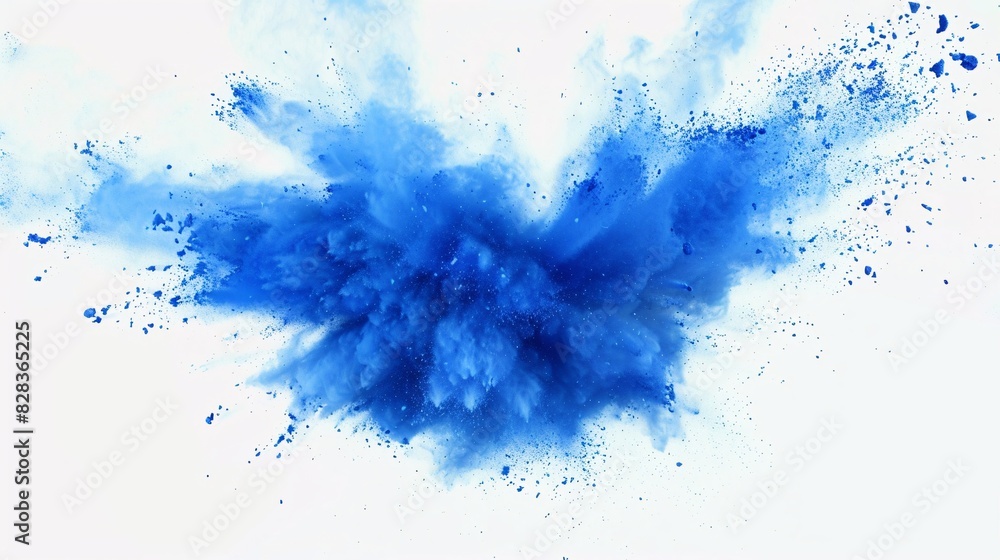 Vibrant Blue Powder Explosion Vibrant Blue Powder Explosion