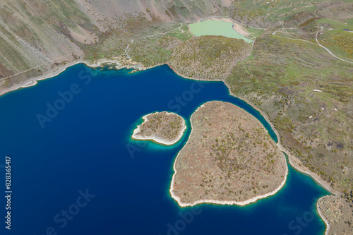 Nemrut Lake is the second largest crater lake in the world and the largest in Turkey. photo