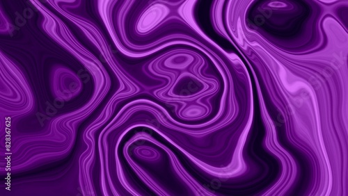 abstract liquid violet animated wavy fluid background.