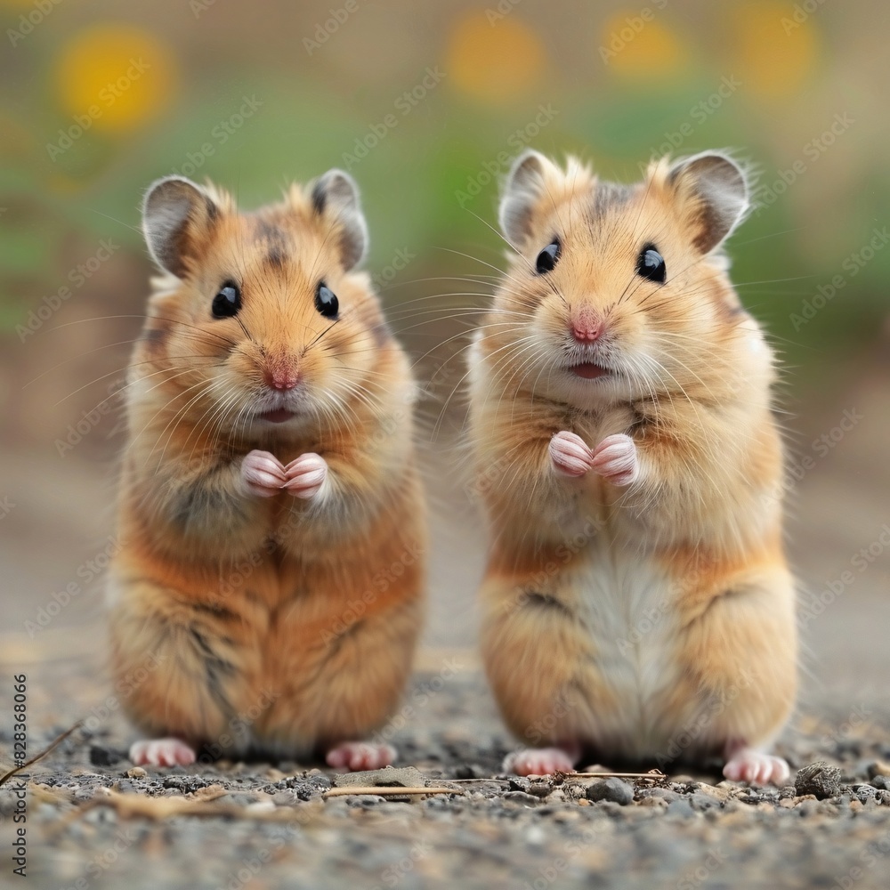 Adorable Pet Hamsters: A Tale of Two Adorable Pet Hamsters: A Tale of Two
