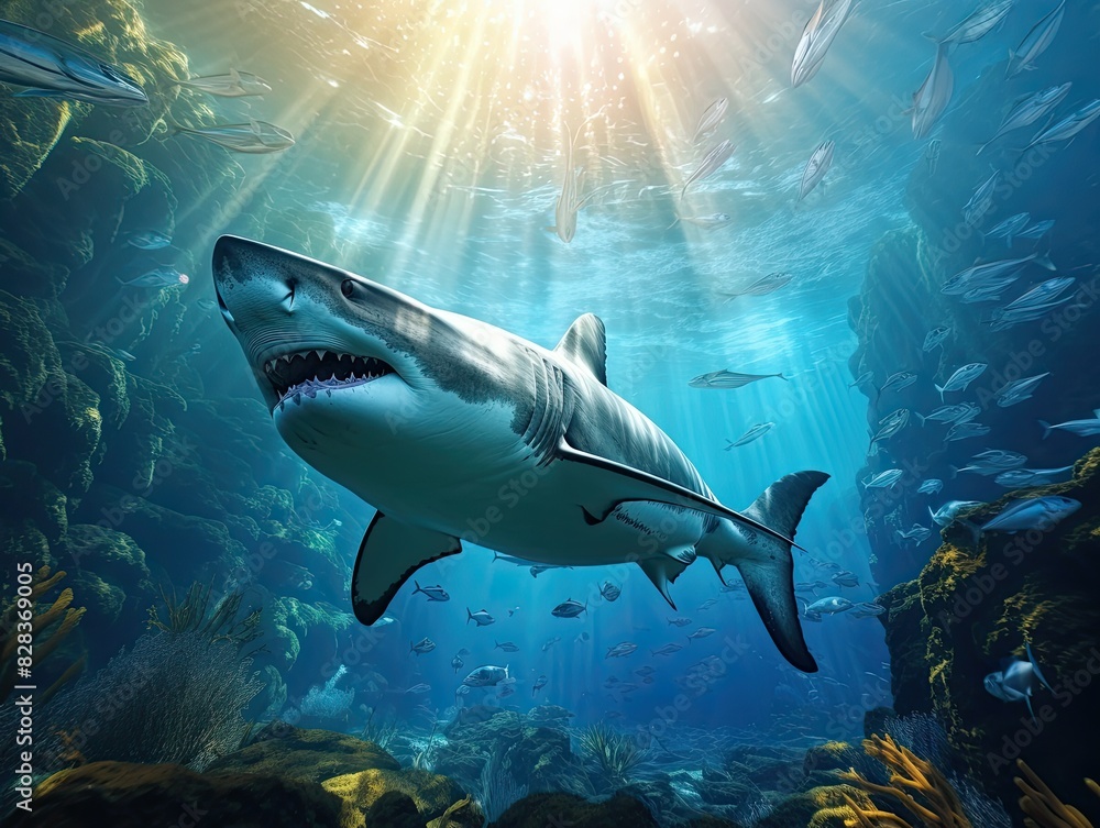Beautiful underwater world and its inhabitants Beautiful underwater world and its inhabitants