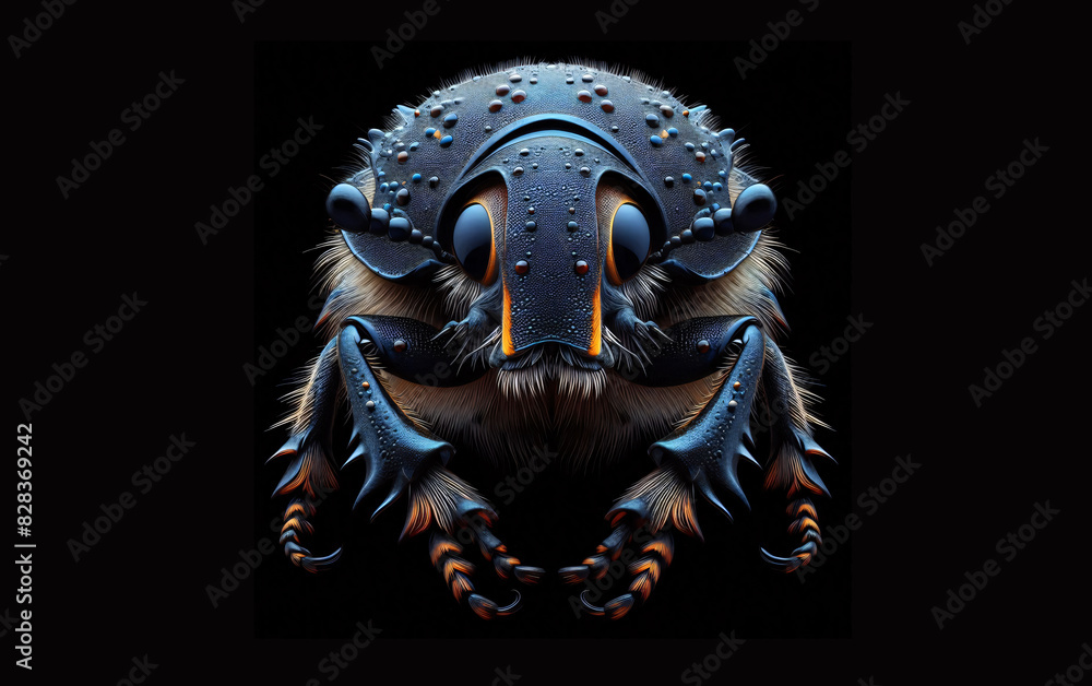 Macro image of a beetle bug Macro image of a beetle bug