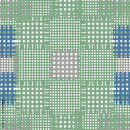 Weaving Pattern square more frequent, Vector seamless pattern. Above the picture are placed concentric rounded squares.