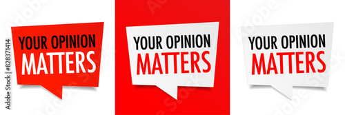 Your opinion matters