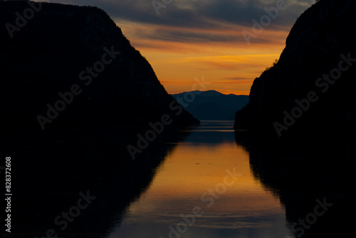 Breathtaking sunset over Dj...