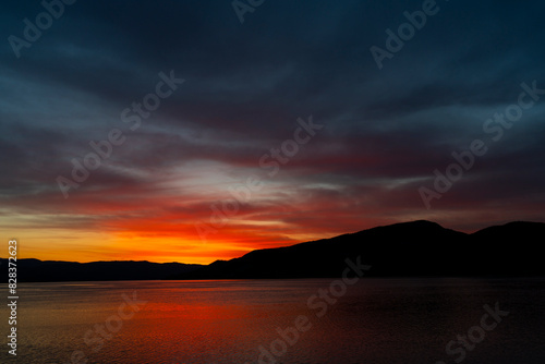 Breathtaking sunset over Dj...