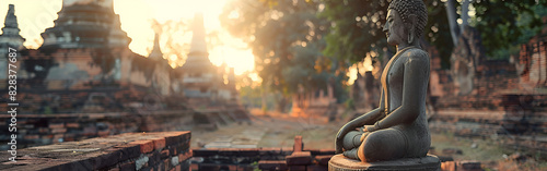 Hindus Nyepi Ceremony Tradition Meditation Religion with blurred background