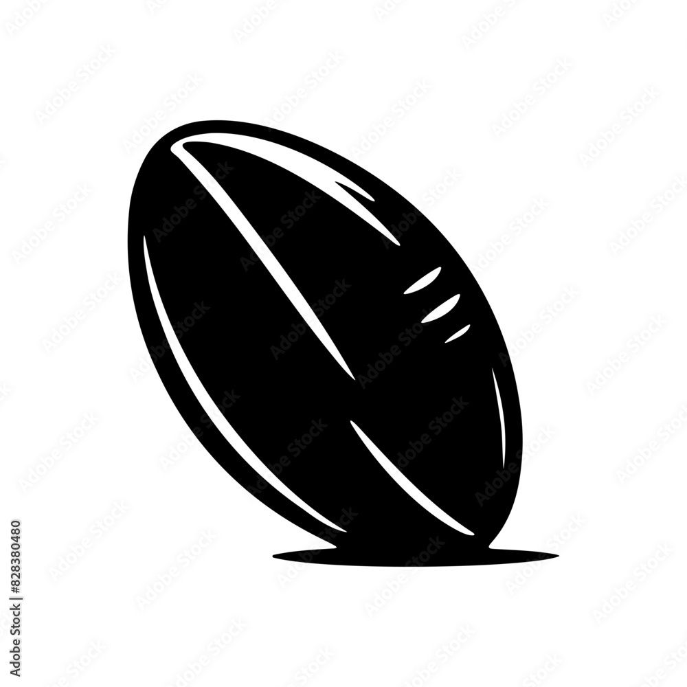 American football sports silhouette vector simple design American football sports silhouette vector simple design