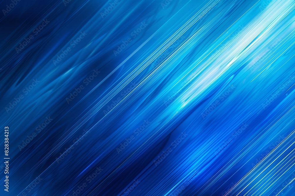 Fototapeta premium Abstract blue background. seamless technology-aesthetic integration with gentle diagonal lines